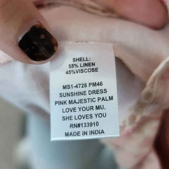 Show Me Your MuMu Sunshine Palm Majestic Linen Dress - Picture 13 of 14